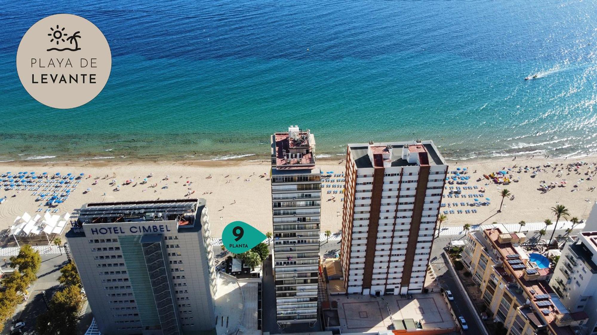 Precioso Estudio Frente La Playa Benidorm Exteriör bild